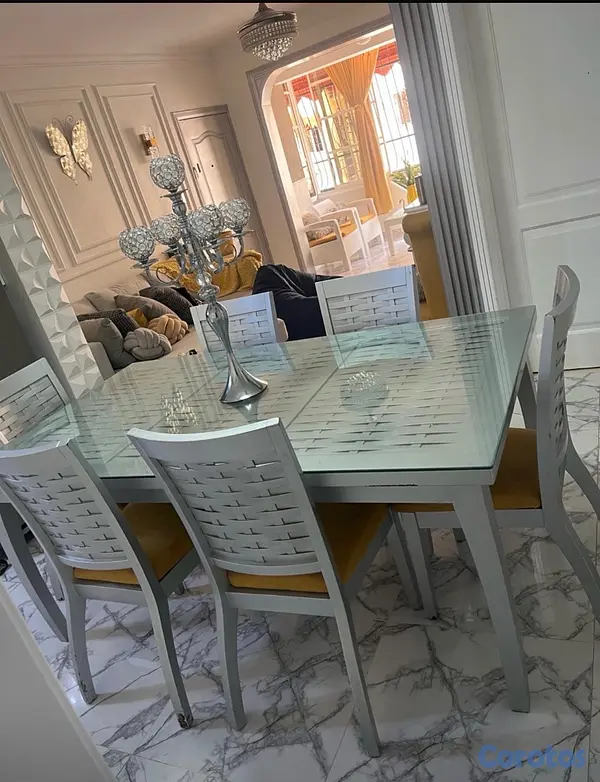 muebles y colchones - comedor de 6 sillas importado de la Ashley  2