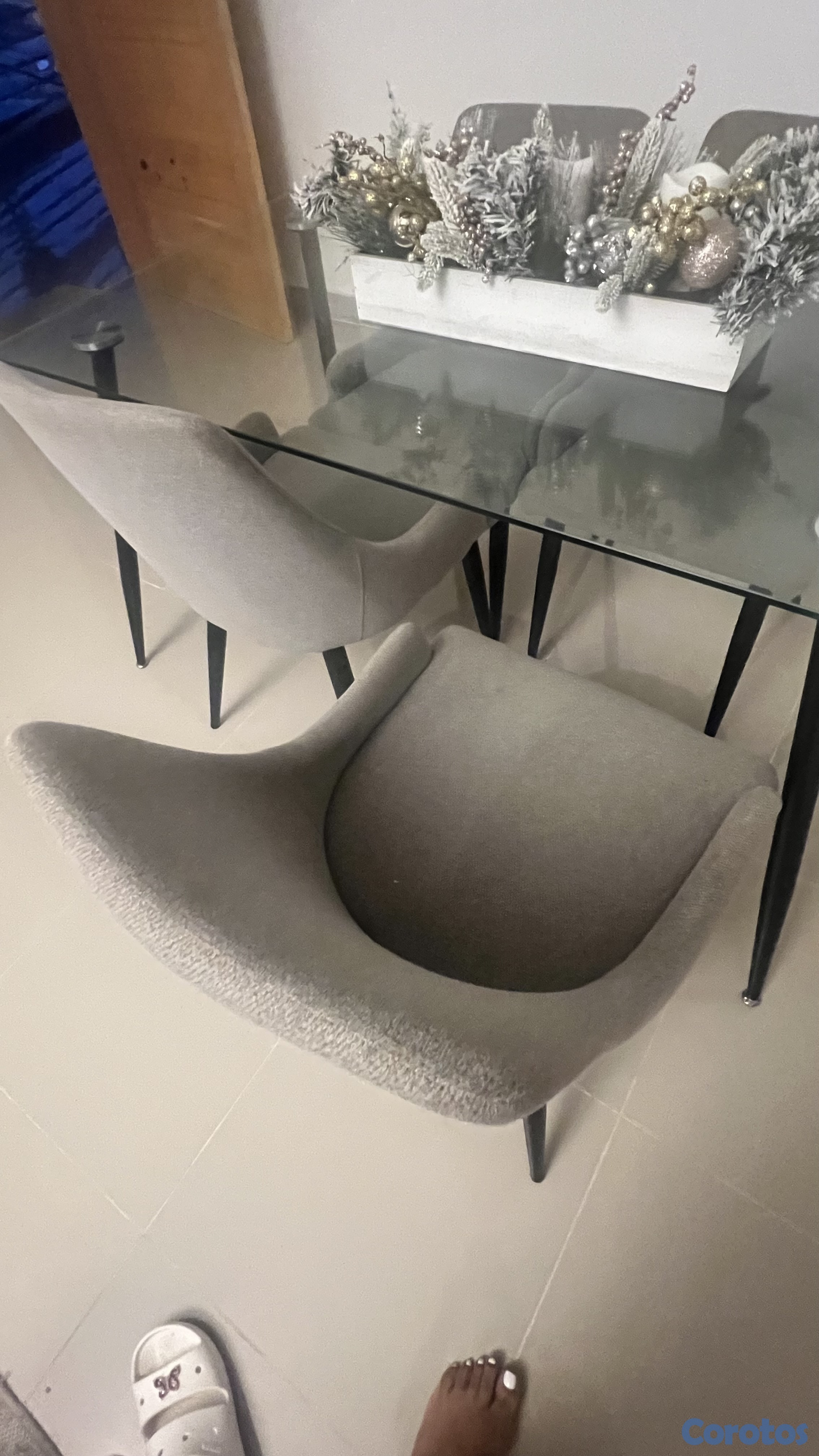 muebles y colchones - Vendo comedor 4 sillas  3