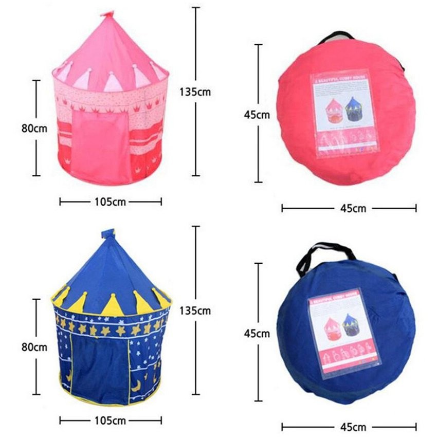 juguetes - Castillo para Niños Niñas Carpa Armable Portátil Jugar Casita Juguete CASA 2