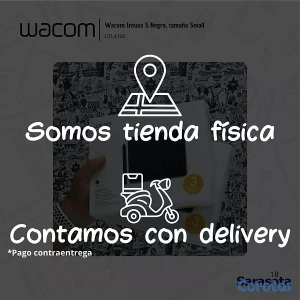 accesorios para electronica - Wacom Intuos S Negro CTL4100 3
