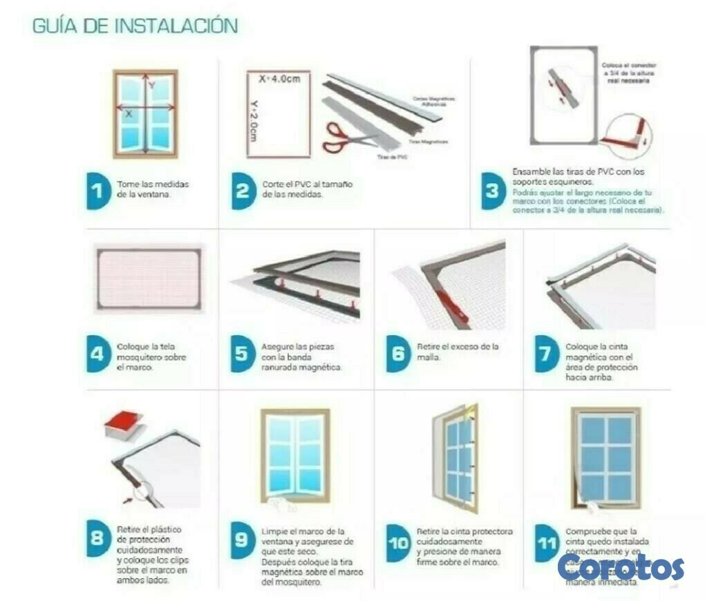 decoración y accesorios - Mosquitero para ventanas. 4