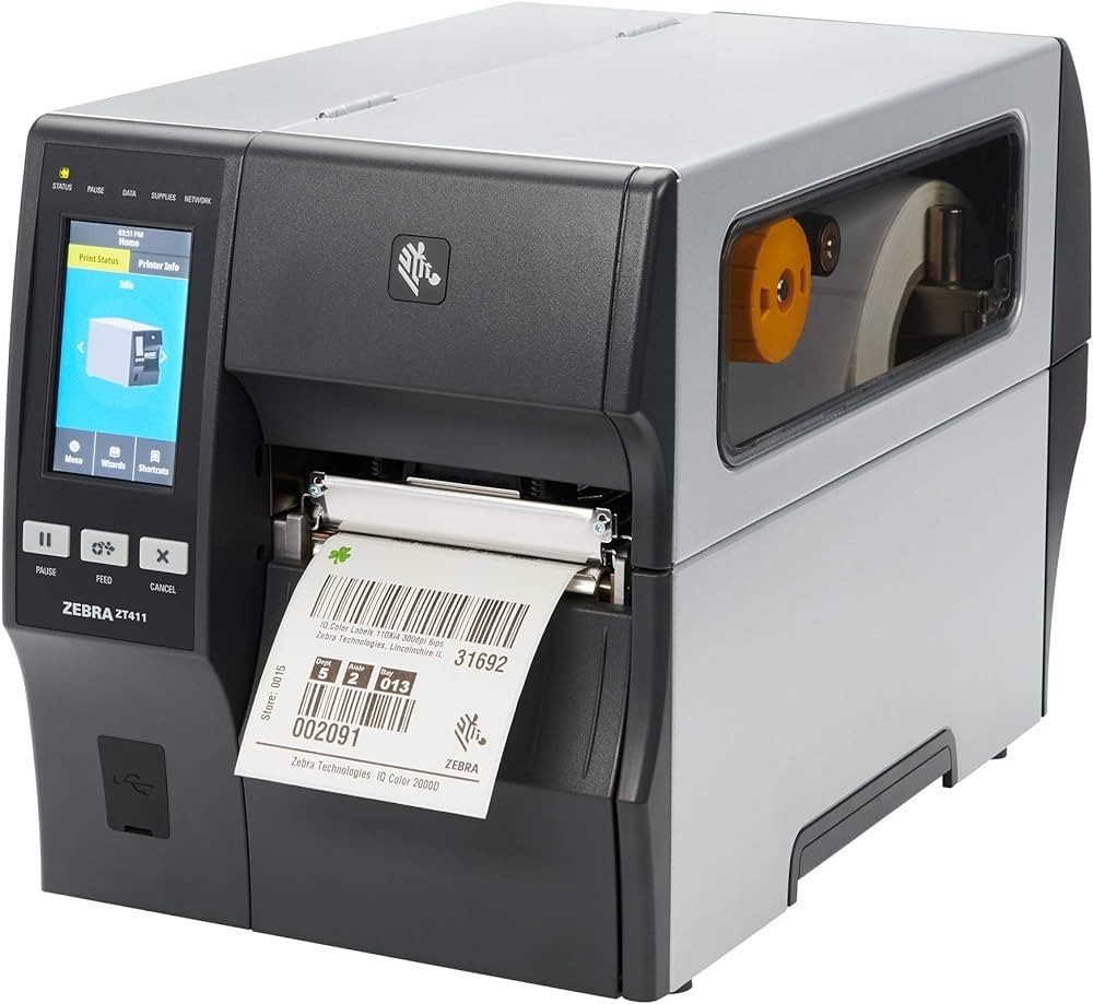 impresoras y scanners - IMPRESORA ZEBRA ZT411 TRANSFERENCIA TERMICA, 203 DPI, ANCHO IMPRESION 4.09", 104