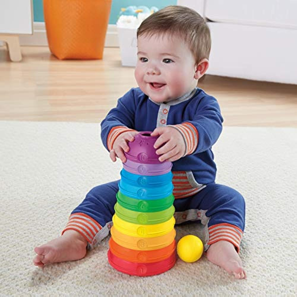 Salud y Equipamiento Médico - Fisher-price Brilliant Basics Stack - Roll Cups 3