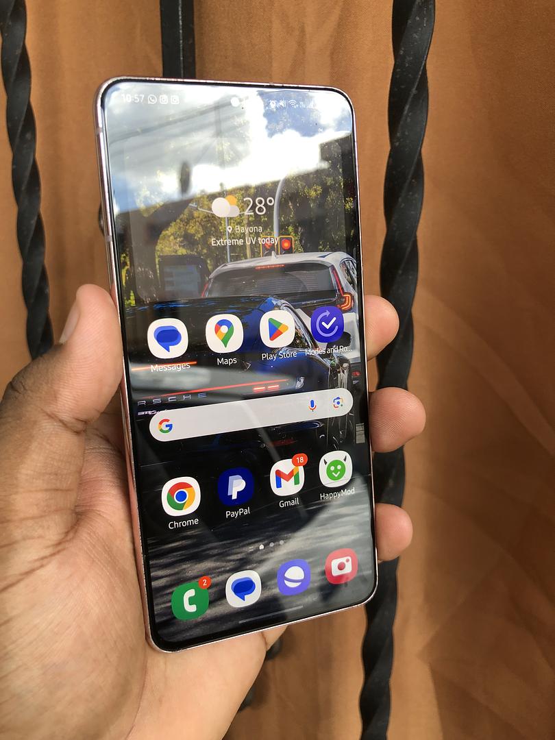 celulares y tabletas - Celular Samsung Galaxy S21 5G con crack 6
