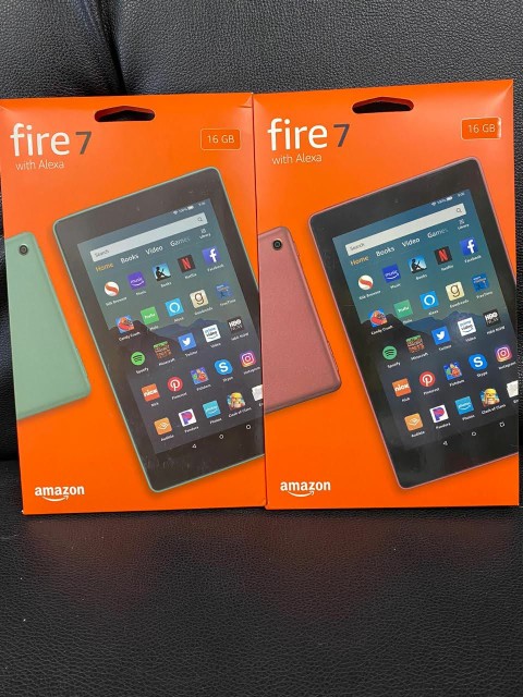 celulares y tabletas - AMAZON FIRE 7 DE 16 GB MAS COVER