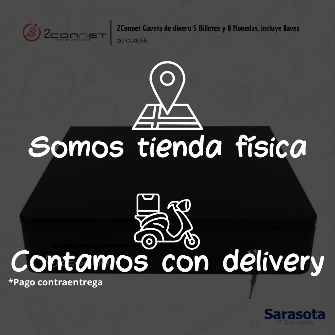 accesorios para electronica - 2Connet Caja Registradora de 5 Billetes y 8 Moneda 1