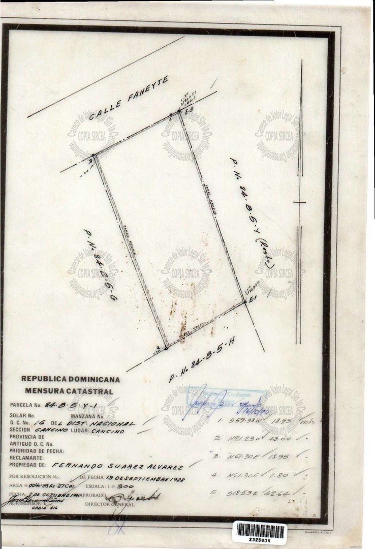 solares y terrenos -  Vendo solar en Vista Hermosa, con 828M2, y 20 m2 de  frente.  2