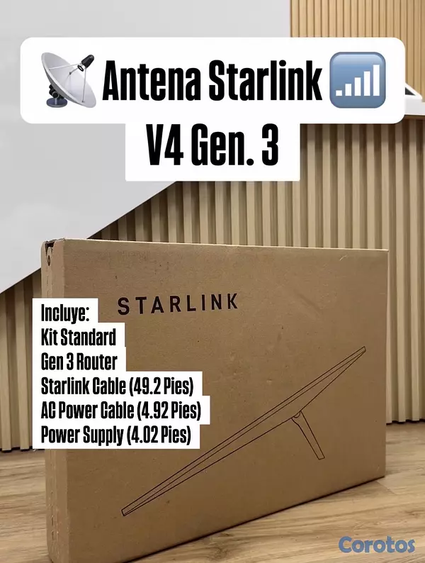 otros electronicos - Antenas Starlink V4 (Gen 3) & Starlink Mini Kit – Internet en cualquier lugar 2