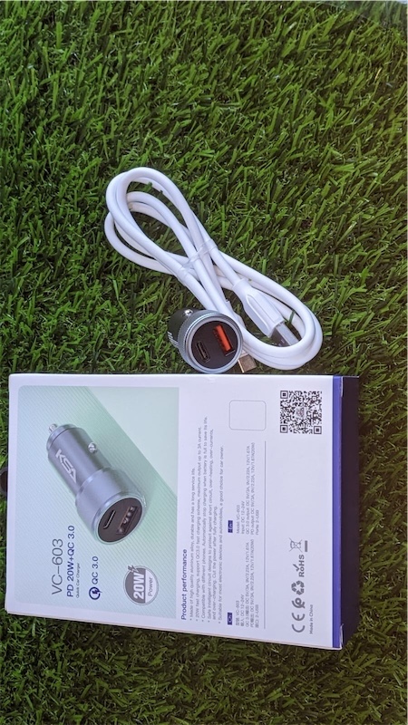 accesorios para electronica - Cargador para vehículos 🚗 C a Lightning usb 2