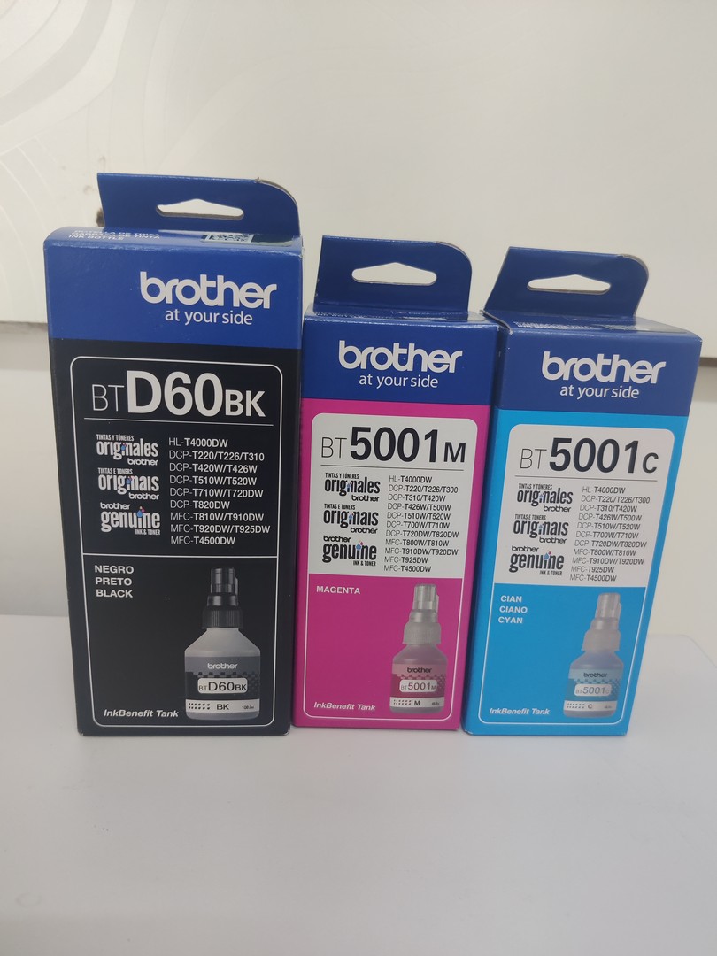 impresoras y scanners - Botellas de Tinta Brother D60/5001