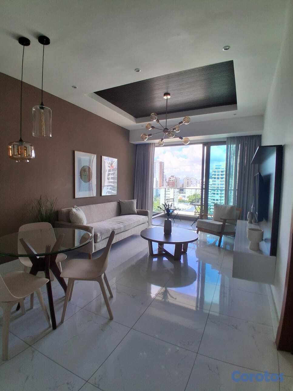 apartamentos - Apartamento Amueblado en piantini  Precio de Alqui 2